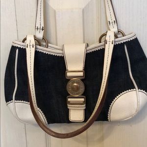 Miu Miu dark blue denim mini
